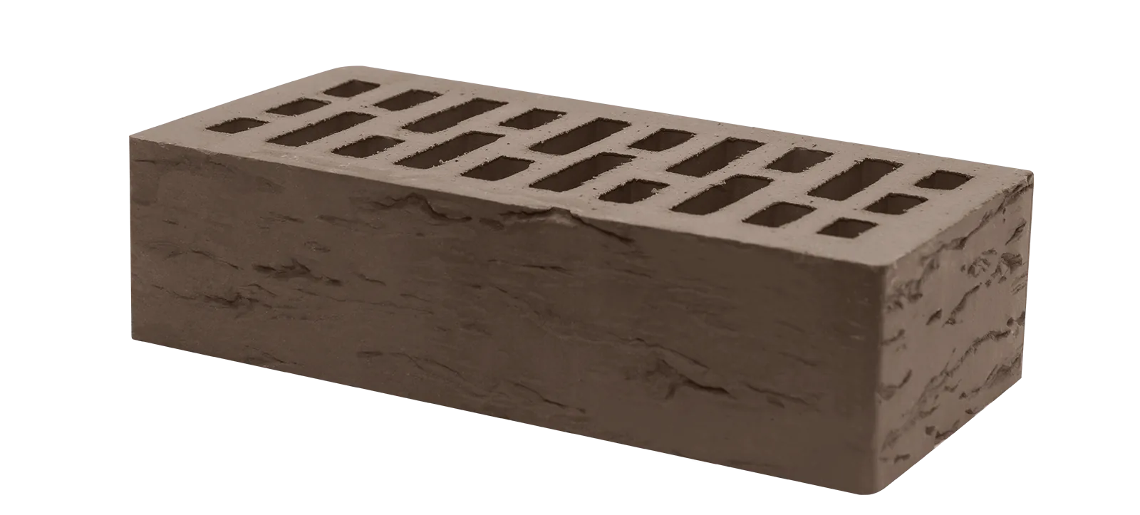 Кирпич клинкерный Коричневый камень 1НФ, старый город, 250×120×65 мм, М300