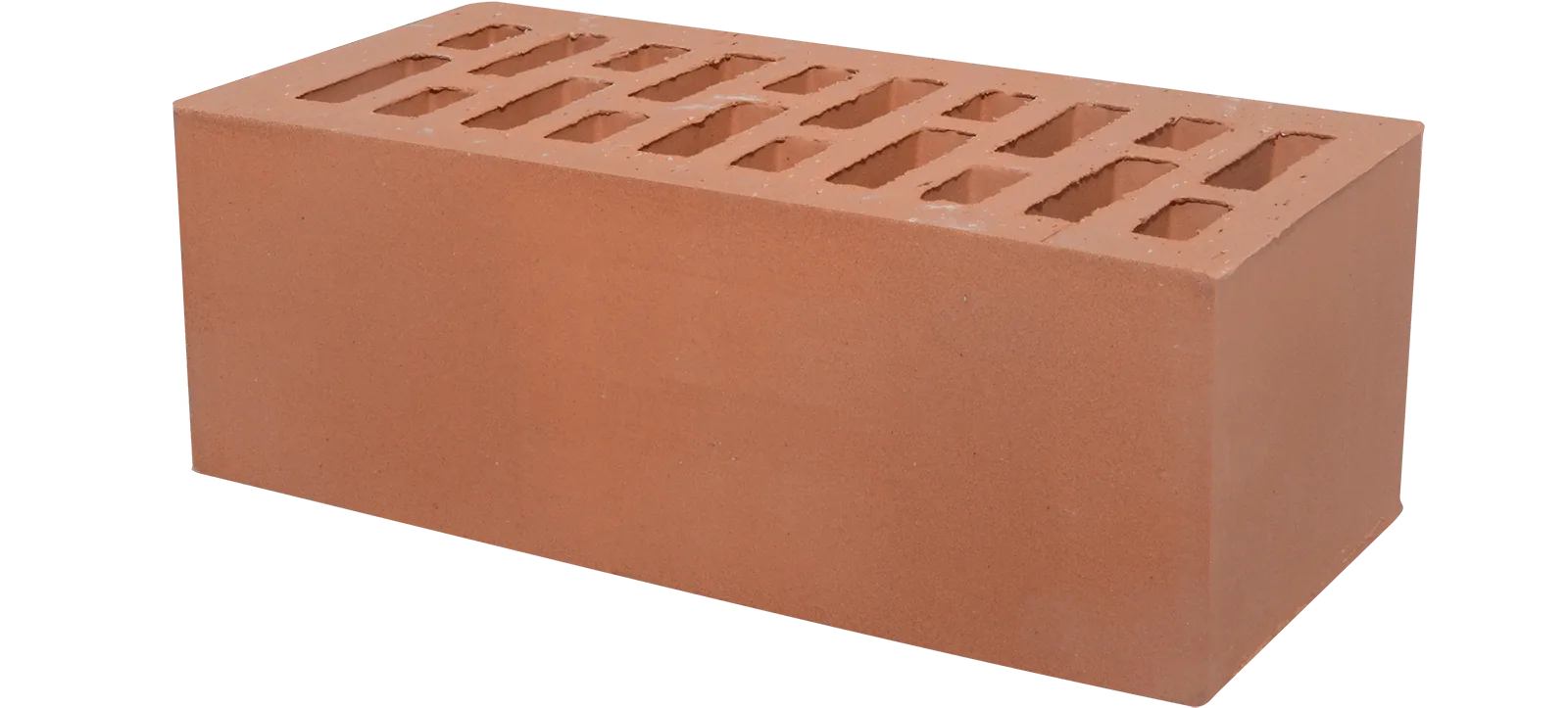 Кирпич лицевой Персик 1,4НФ, гладкий, 250×120×88 мм, М175