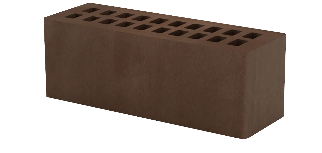 Кирпич лицевой Корица 0,9НФ, гладкий, 250×85×88 мм, М250