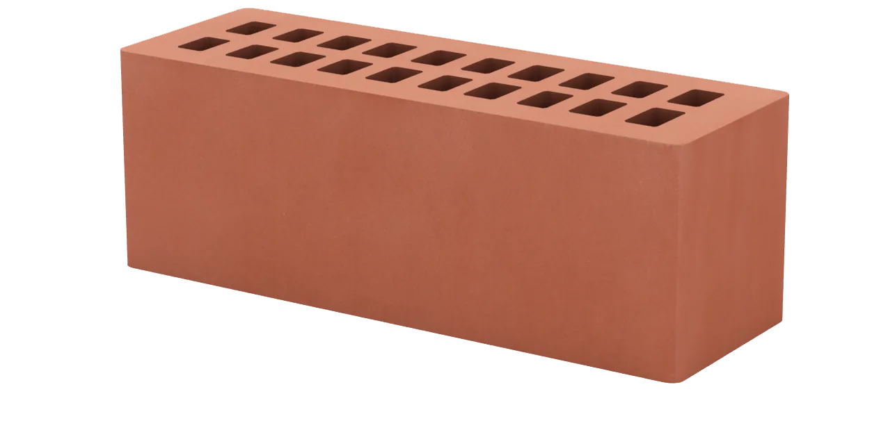 Кирпич лицевой Персик 0,9НФ, гладкий, 250×85×88 мм, М250