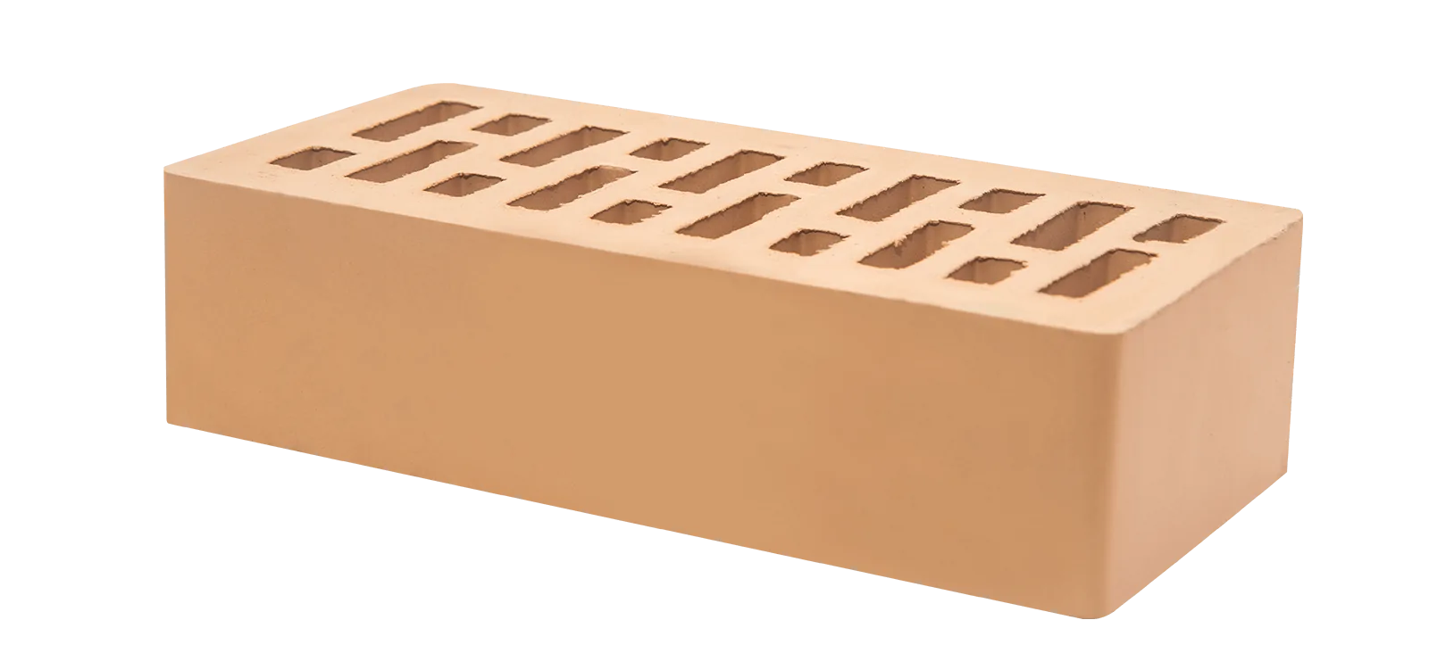 Кирпич клинкерный Янтарный камень 1НФ, гладкий, 250×120×65 мм, М300