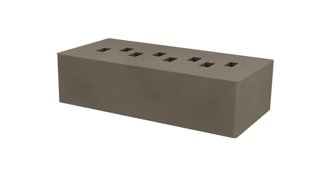 Кирпич полнотелый Коричневый 1НФ, гладкий, 250×120×65 мм, М250